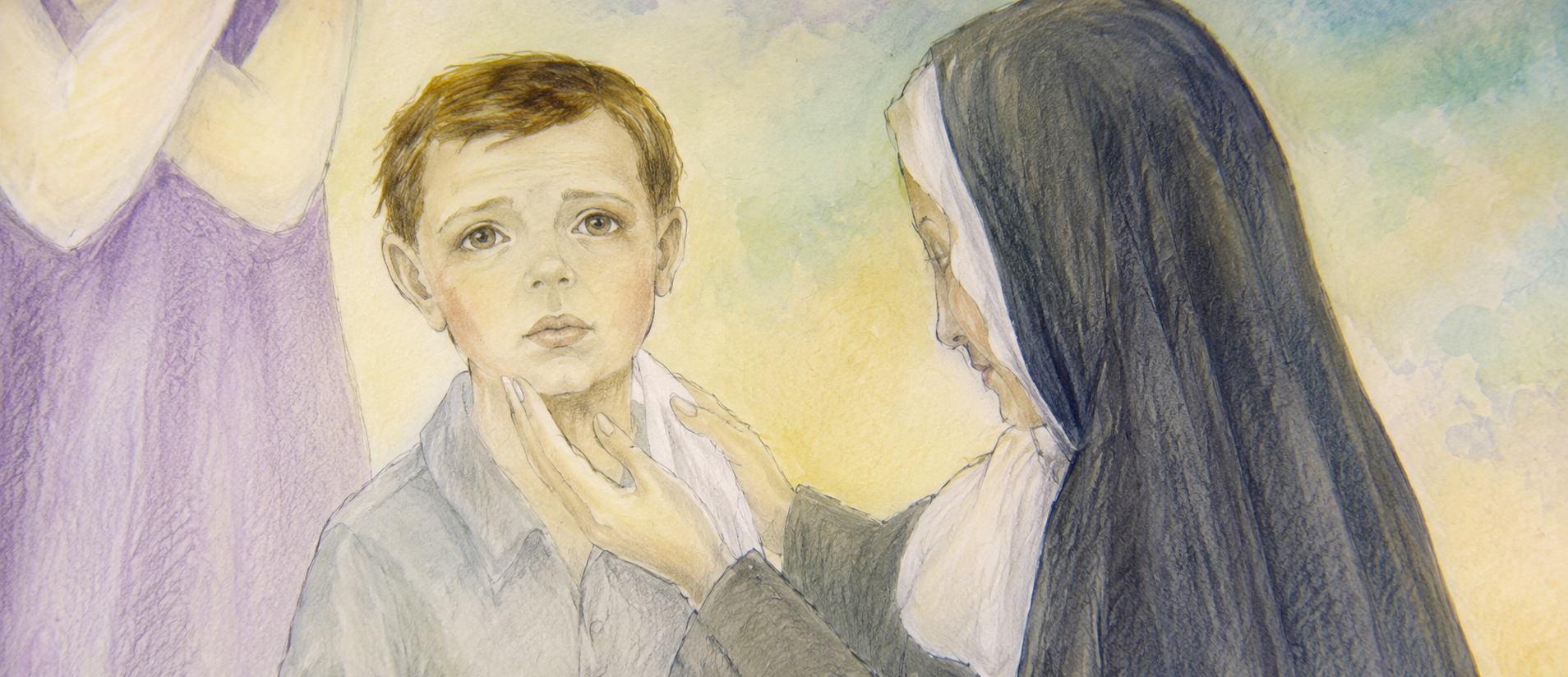 Niño, figura del mural "La Visión de Cázares"